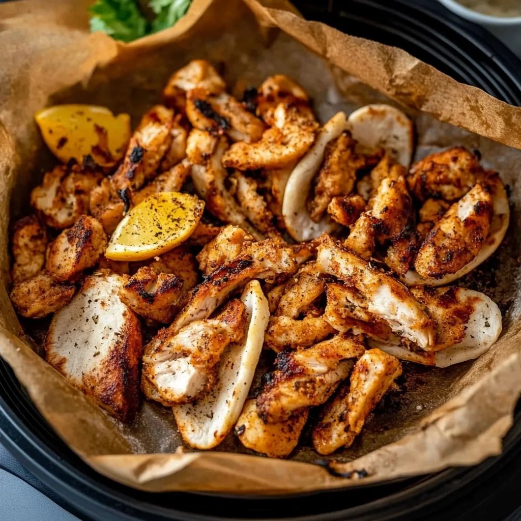 Hähnchen-Gyros aus dem Airfryer