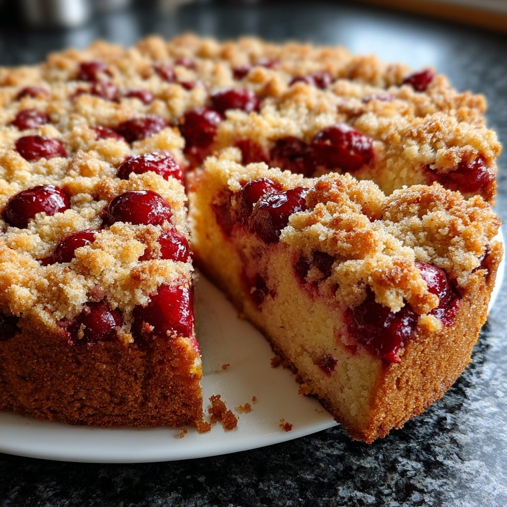 Streuselkuchen Mit Kirschen