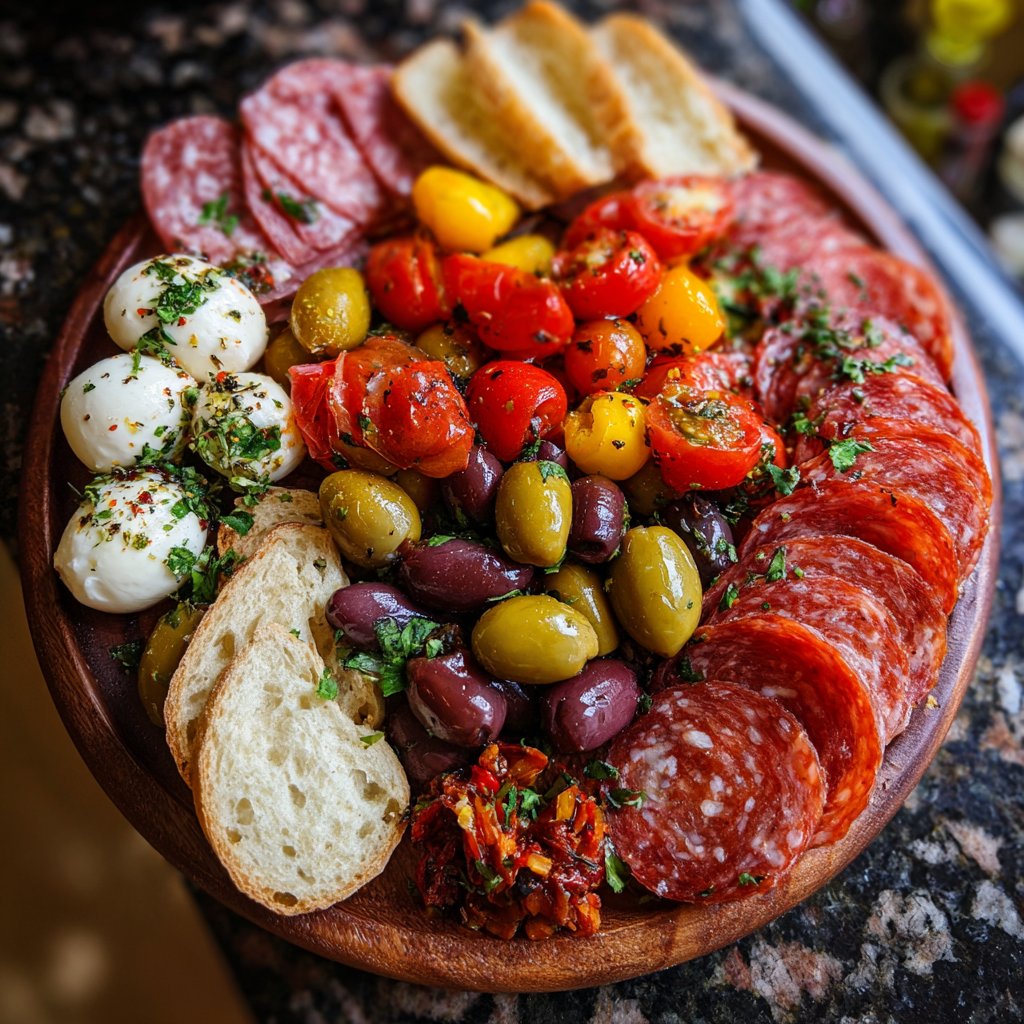 Antipasti-Platte für Paare