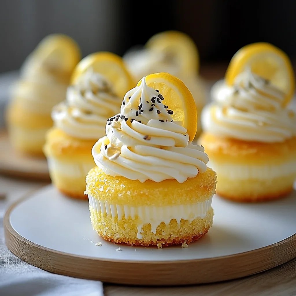 Mini-Zitronenkäsekuchen