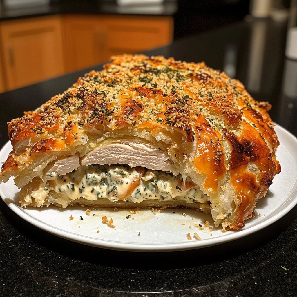 Hähnchenbrust mit Frischkäse Füllung