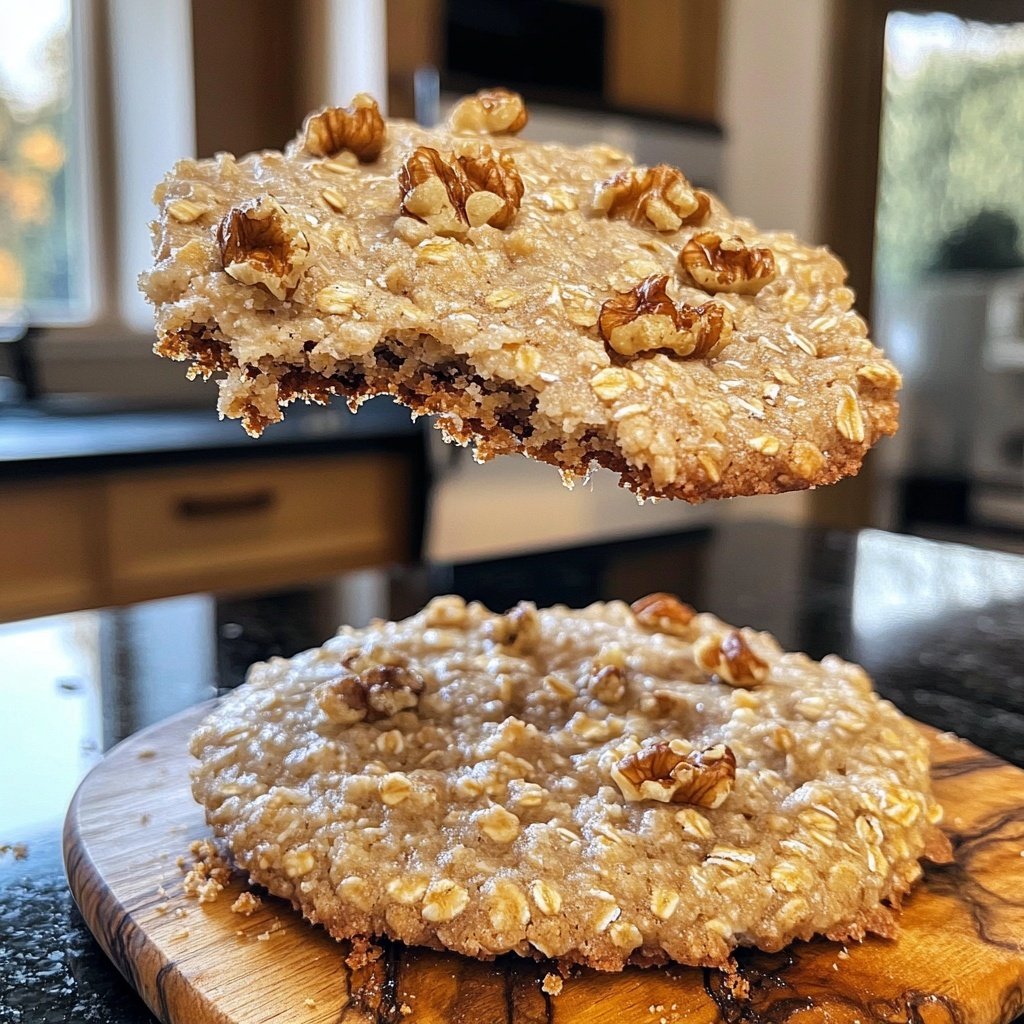 Haferflocken-Walnuss-Plätzchen