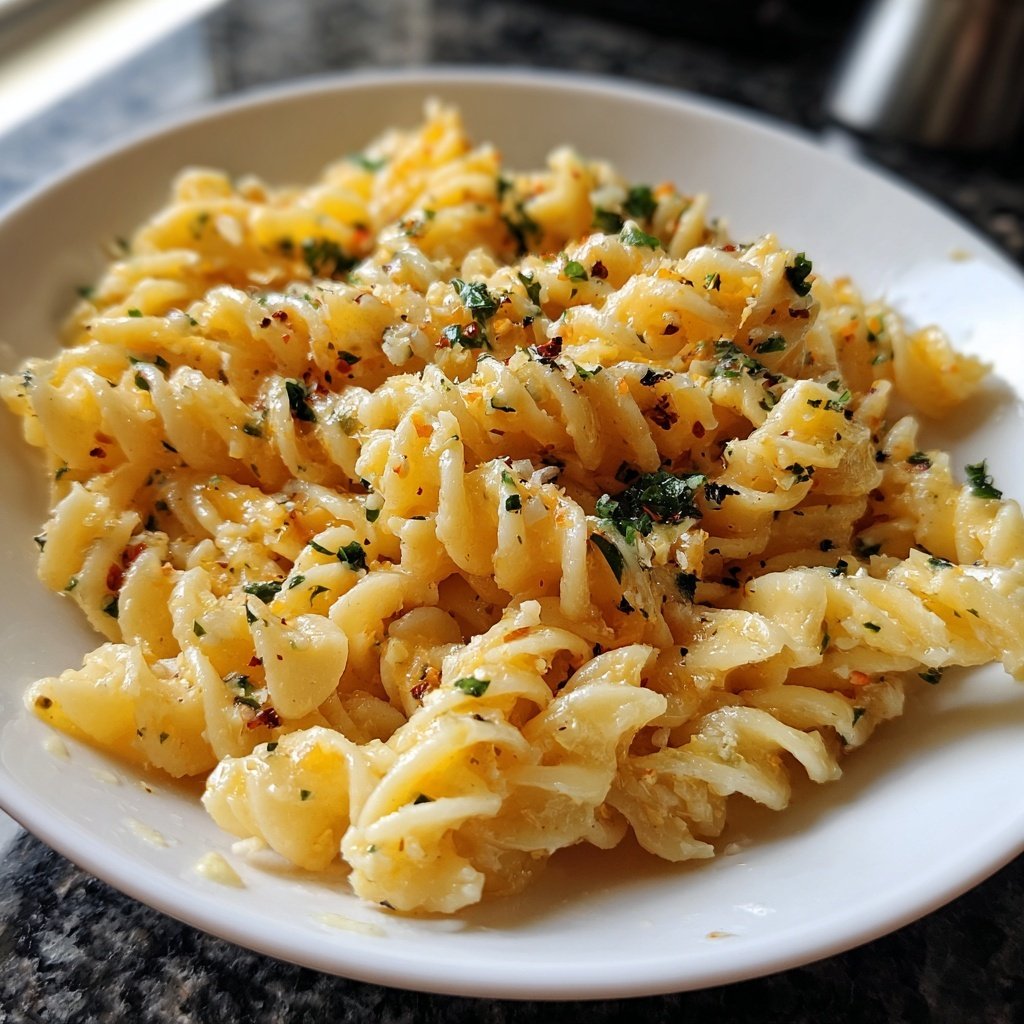 Schnell & Einfach 15-Minuten Knoblauchpasta