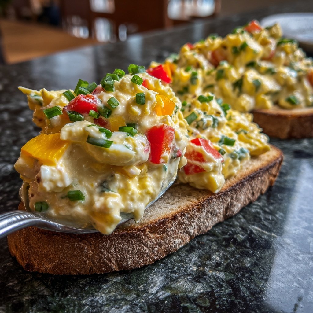 Schnell & Einfach 10-Minuten-Eiersalat mit Joghurt