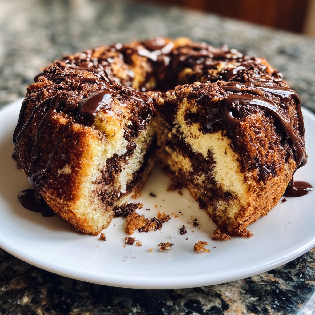 Blechkuchen mit Schoko-Swirl