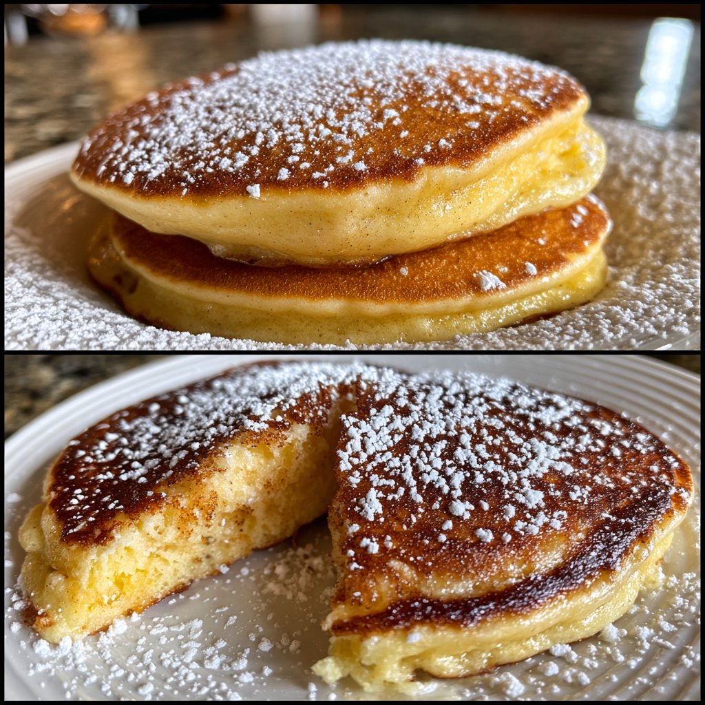 Pfannkuchen mit Zimt und Zucker