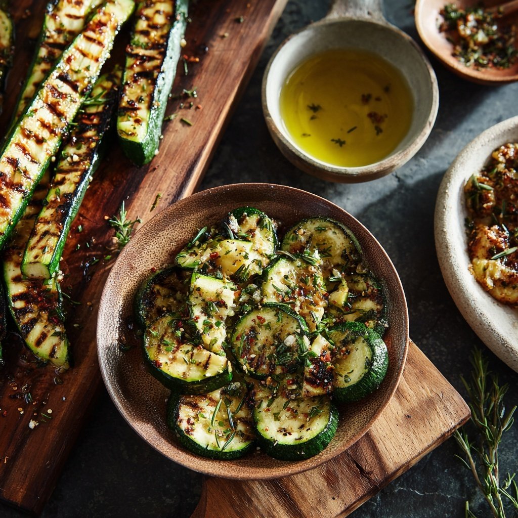 Grill Beilagen Mit Ofen Zucchini
