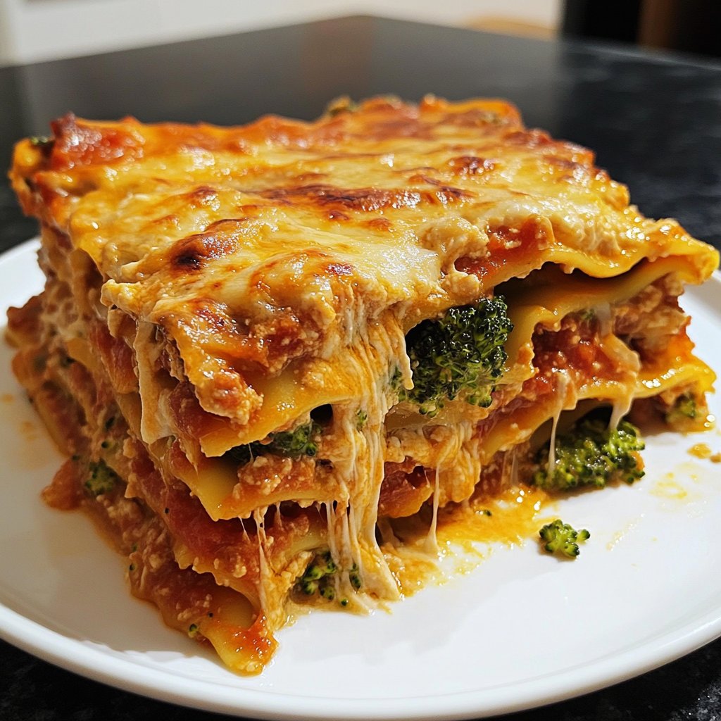 Lasagne mit Brokkoli