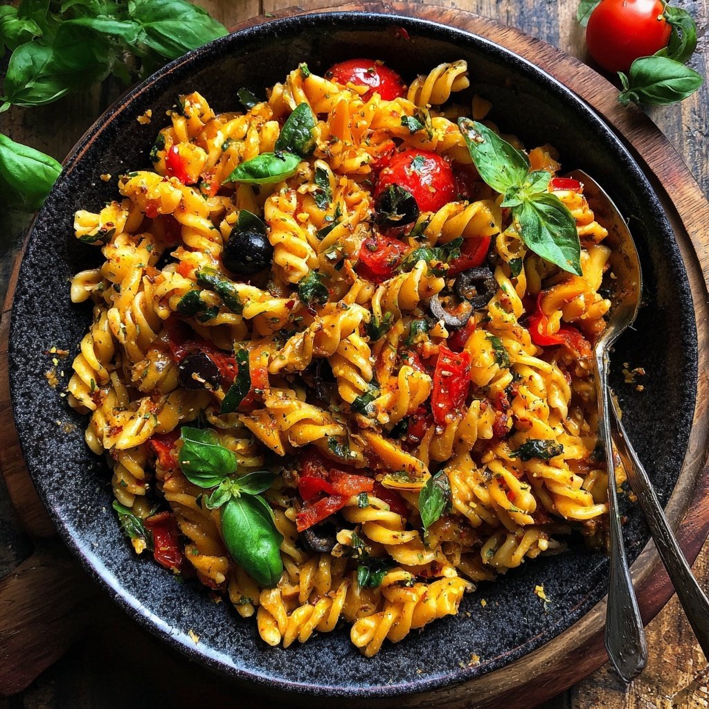 Mediterraner Nudelsalat Schnell