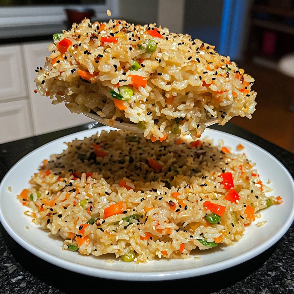 Gebratener Reis mit Sesamöl