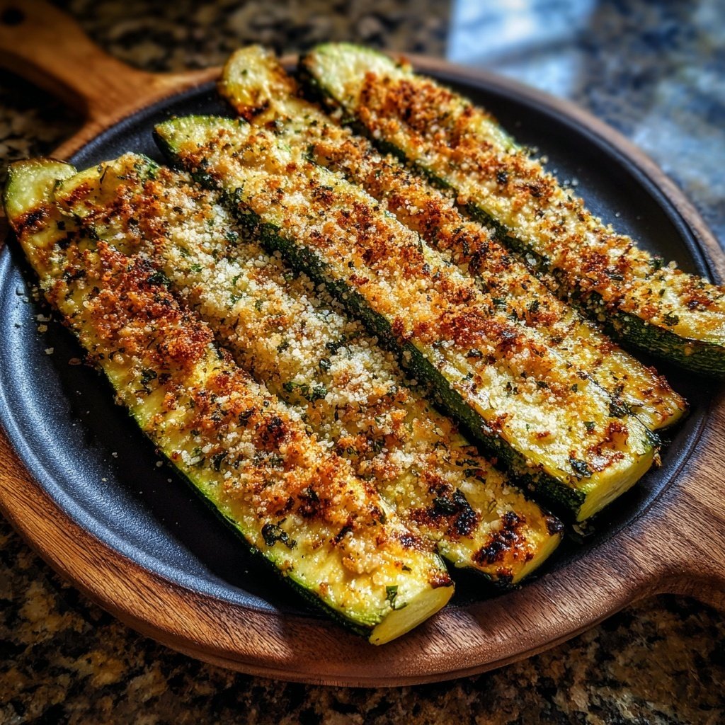 Gegrillte Zucchini Mit Parmesan