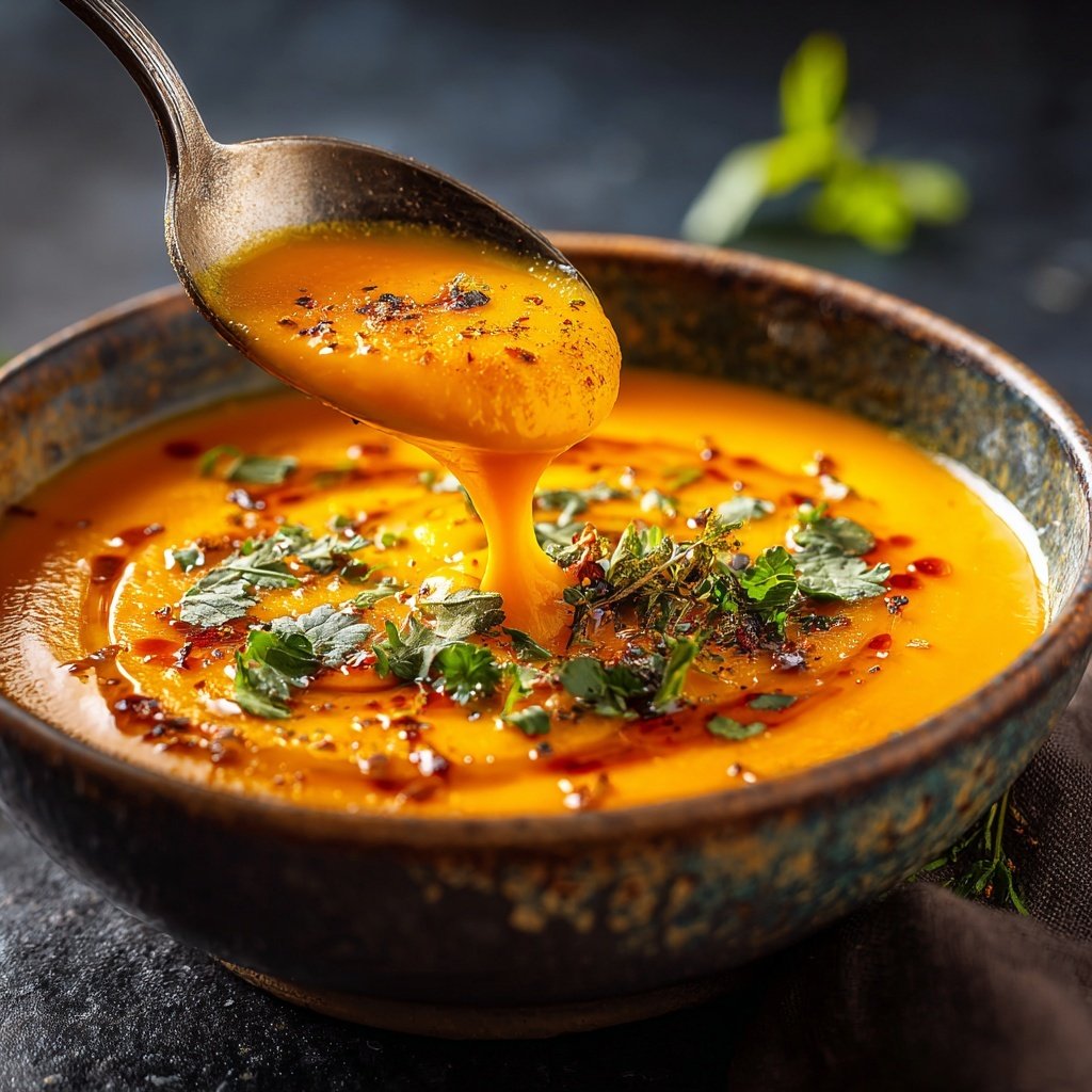 Kürbissuppe püriert fein